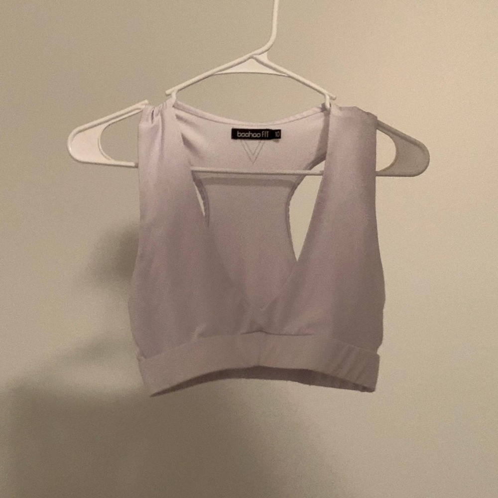 Boohoo White Crop Top